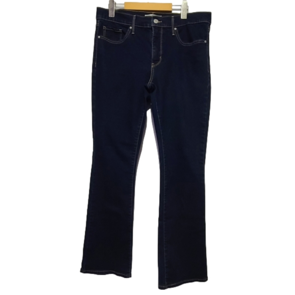 Levi’s 315 Women’s Dark Wash Shaping Bootcut Jeans Size 32 Stretch Blue Denim